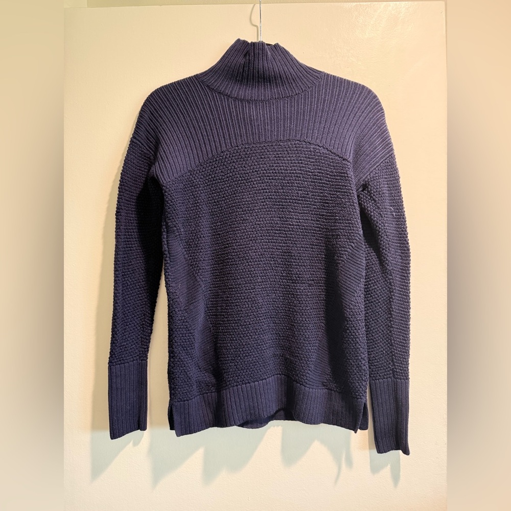 Lululemon Navy Turtleneck Sweater